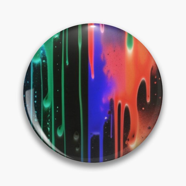 Item preview, Neon paint drip on black  designed and sold by Roxburylane.
