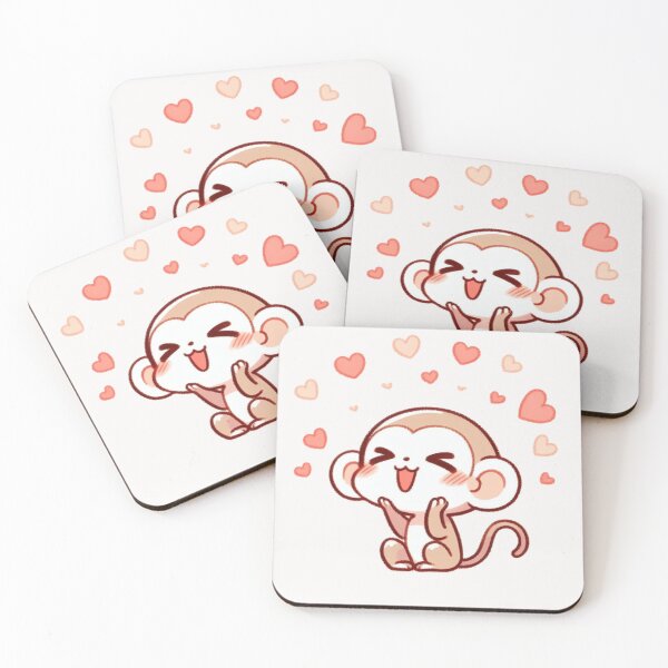 Item preview, Monkey in Love Valentine's Day designed and sold by LemuellTrends.