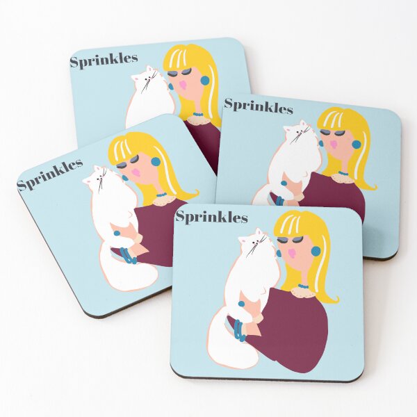 Item preview, A cat named Sprinkles designed and sold by SahudiDesigns.