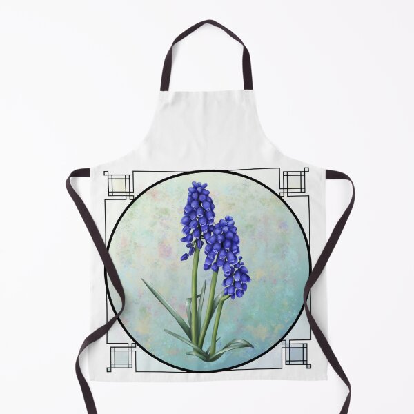 Item preview, Grape Hyacinth - with Border designed and sold by Spennig Aisling Art.