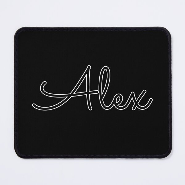 Item preview, Writing Alex Name Label (Black) designed and sold by NormadWorld.