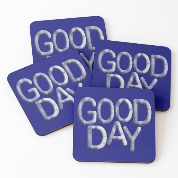 Item preview, Good day in dark blue designed and sold by designmari.