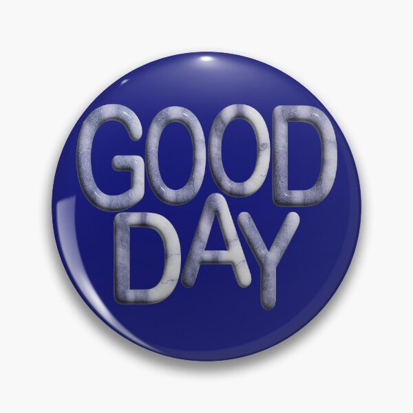 Item preview, Good day in dark blue designed and sold by designmari.