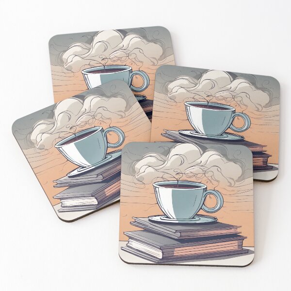 Item preview, Vintage Book Stack and Coffee designed and sold by Brendsy.