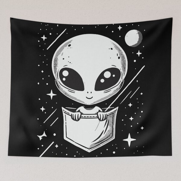Item preview, Moonlit Alien Encounter designed and sold by Designowner.