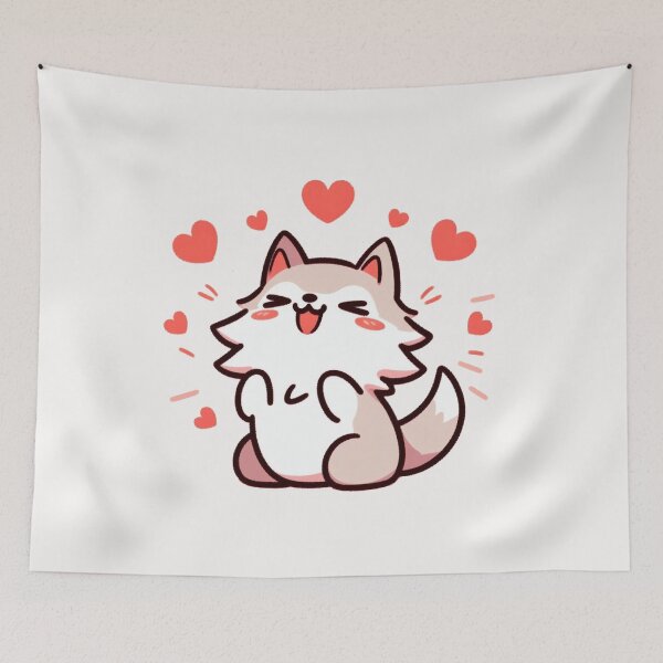 Item preview, Wolf in Love Valentine's Day designed and sold by LemuellTrends.