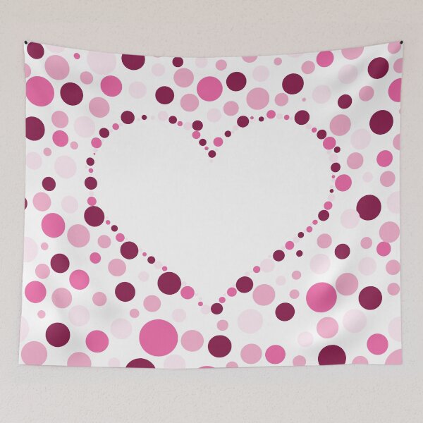 Item preview, Heart Polka Dot Outline designed and sold by Yesshellojess.