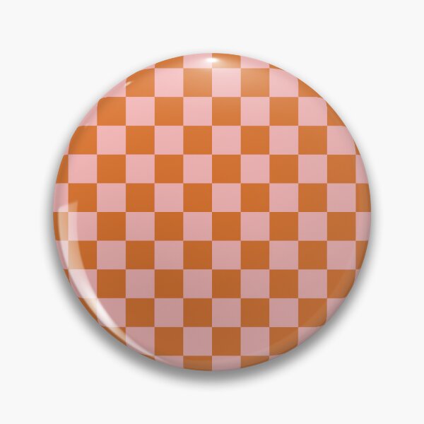 Item preview, Checkerboard Mini Check Pattern Pink Orange designed and sold by kierkegaard.