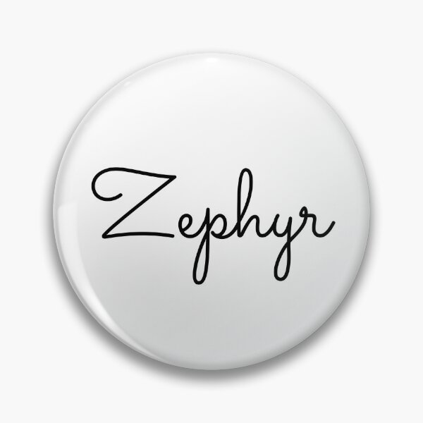 Artikelvorschau, Zephyr-Namensschild schreiben entworfen und verkauft von NormadWorld.