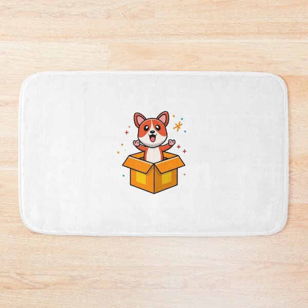 Item preview, Cute Puppy Smiling in the Gift Box designed and sold by vetshop.