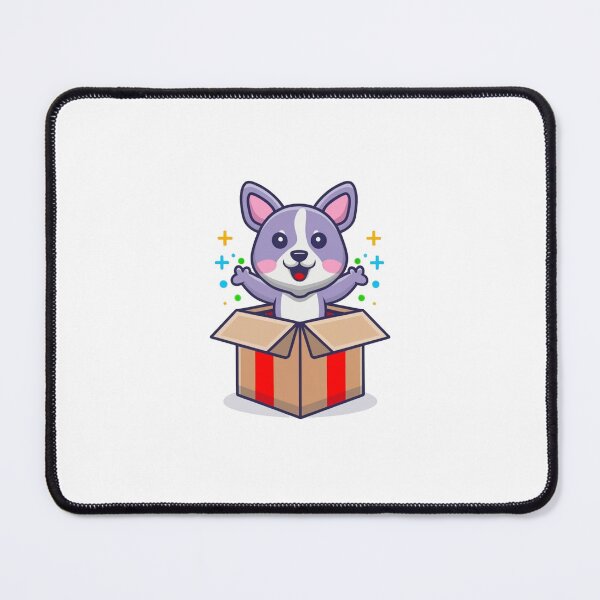 Item preview, Cute Puppy Smiling in a Gift Box designed and sold by vetshop.