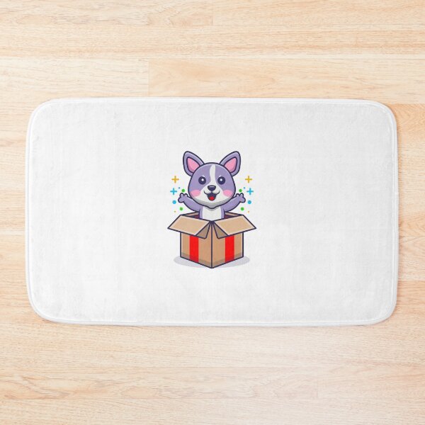 Item preview, Cute Puppy Smiling in a Gift Box designed and sold by vetshop.