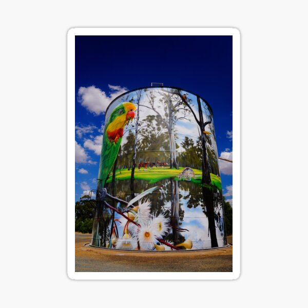 Vista previa del artículo con la obra «Arte australiano del silo», diseñado y vendido por D-GaP.