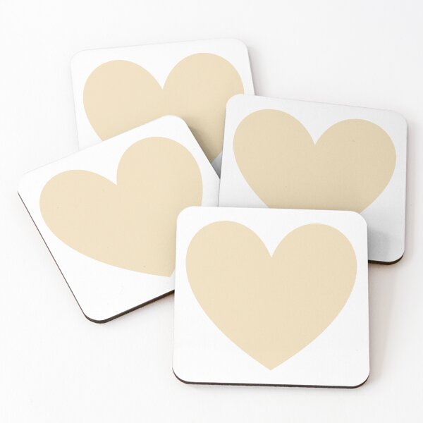 Item preview, Peach Puff Hearts on White designed and sold by WD-Artist.