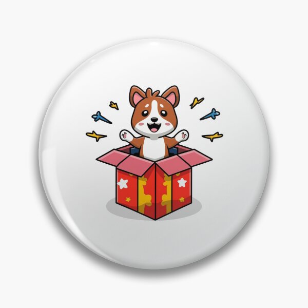 Item preview, Cute Puppy Smile in a Gift Box designed and sold by vetshop.