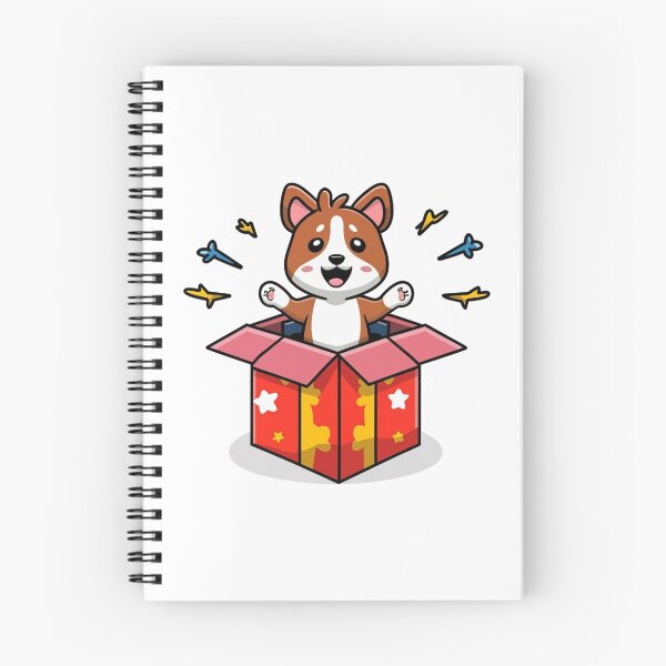 Item preview, Cute Puppy Smile in a Gift Box designed and sold by vetshop.