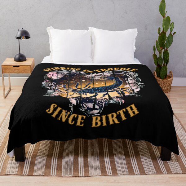 Item preview, Stirring Up Trouble Since Birth. scorpio season designed and sold by ZodiacWonders.