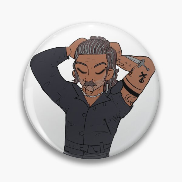 Item preview, Man Bun Blackbeard designed and sold by Silveraro.