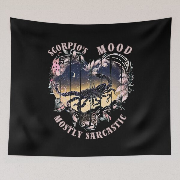 Item preview, Scorpio's Mood. Mostly Sarcastic. scorpio zodiac sign designed and sold by ZodiacWonders.