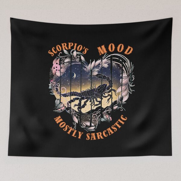 Item preview, Scorpio's Mood. Mostly Sarcastic. scorpio sayings designed and sold by ZodiacWonders.