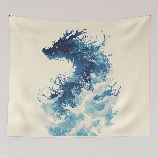 Item preview, Water dragon deity designed and sold by etherElric.