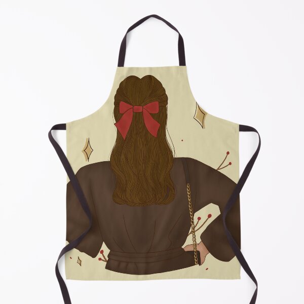Item preview, Girl in red bow and background with plant designed and sold by Ilustra Steph.