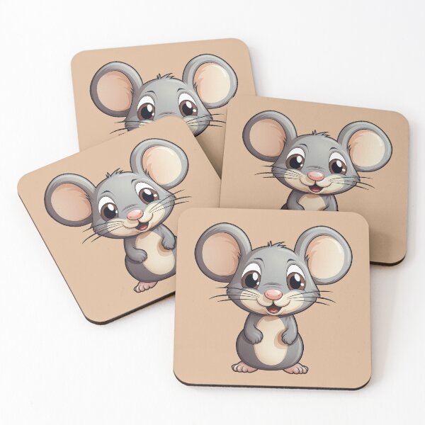 Item preview, Grey Cartoon Mouse designed and sold by Kitty Nut House.