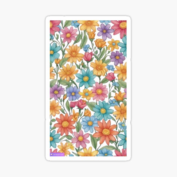 Item preview, flores tonos pastel designed and sold by norachiang.