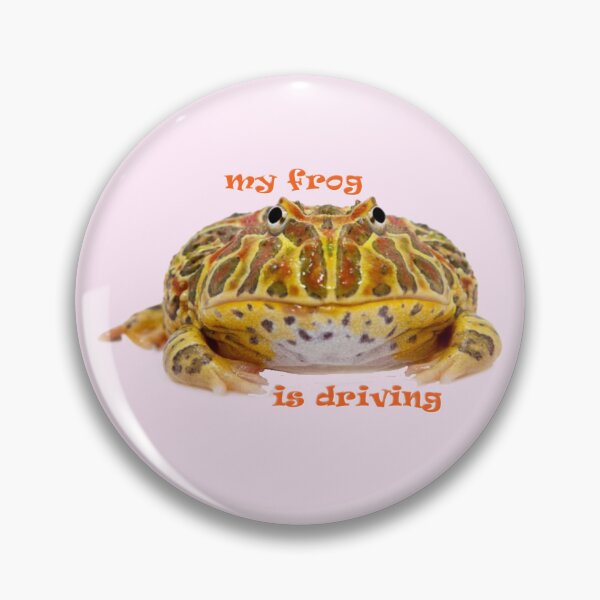 Item preview, my frog is driving designed and sold by I-Eat-Glue.
