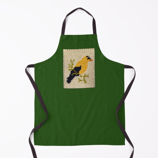 Item preview, Vintage Needlepoint Bird - Goldfinch designed and sold by Nikki Fortuin Arts & Crafts.