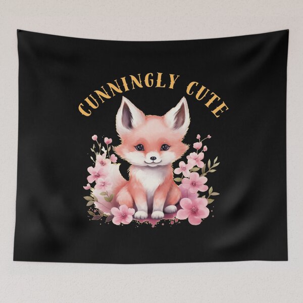 Item preview, Cunningly Cute. fox saying designed and sold by FoxVibes.