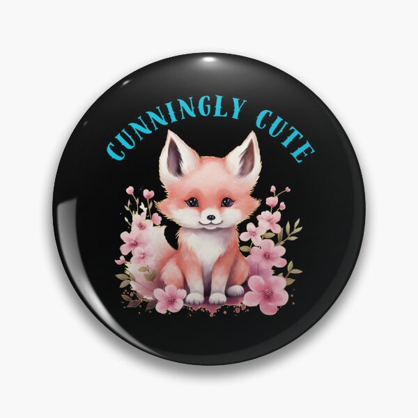 Item preview, Cunningly Cute. vintage fox designed and sold by FoxVibes.