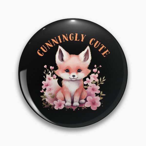 Item preview, Cunningly Cute. fox watercolor designed and sold by FoxVibes.