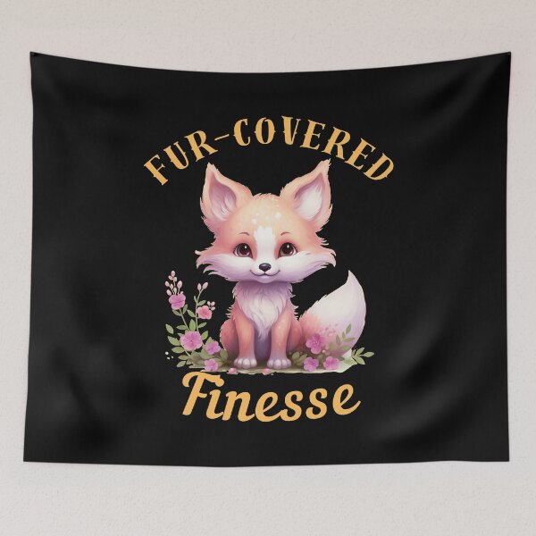 Item preview, Fur-Covered Finesse. fox lover designed and sold by FoxVibes.