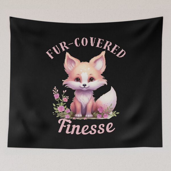 Item preview, Fur-Covered Finesse. fox head designed and sold by FoxVibes.