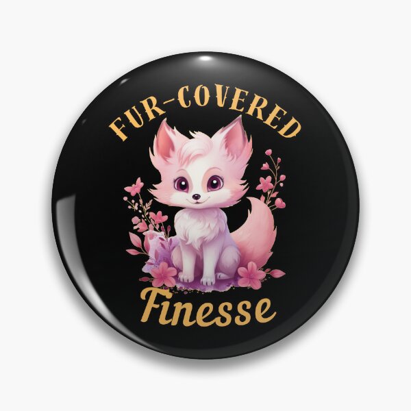 Item preview, Fur-Covered Finesse. fox quote designed and sold by FoxVibes.