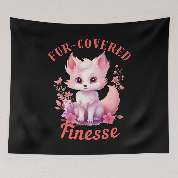 Item preview, Fur-Covered Finesse. vintage fox designed and sold by FoxVibes.