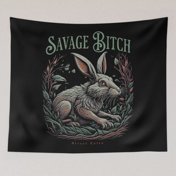 Item preview, Savage Bitch Gritty Bunny Chronicles designed and sold by SunFirecracker.