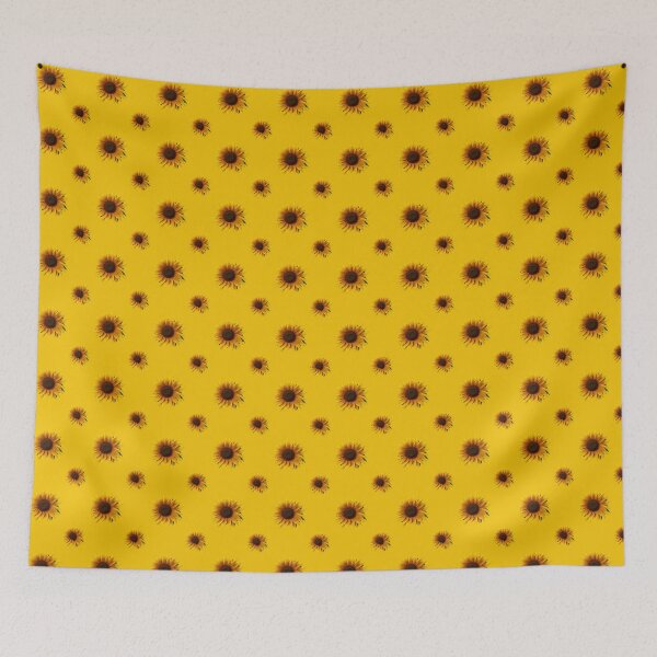 Item preview, sunflowers pattern in yellow background summer time spring style designed and sold by Carlos Gudino.