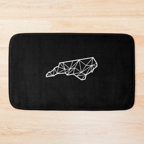 Item preview, Geometric North Carolina State Design - White Lines designed and sold by anne-dromeda.