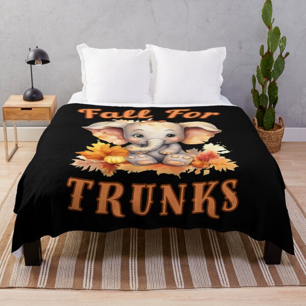 Item preview, Fall For Trunks. elephant portrait designed and sold by ElephantVibes.