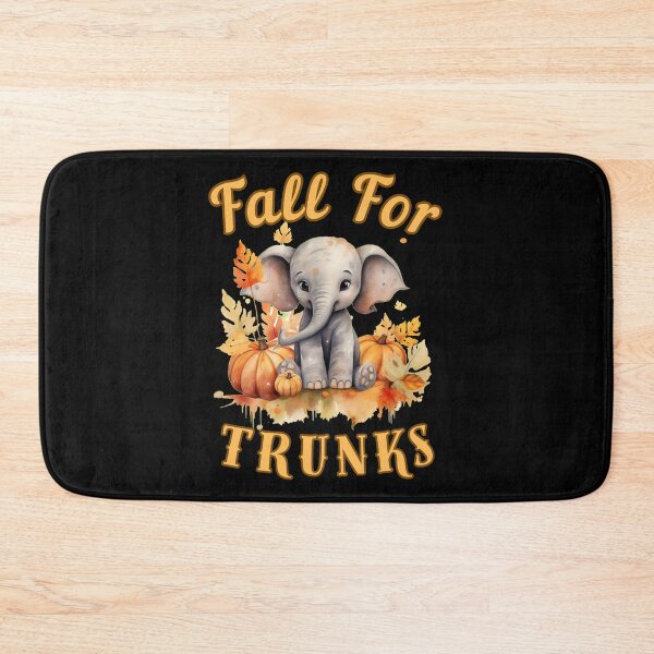 Item preview, Fall For Trunks. watercolor elephant designed and sold by ElephantVibes.