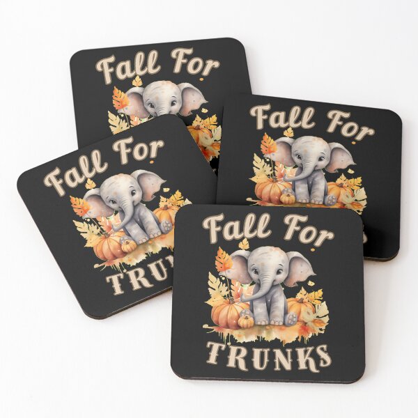 Item preview, Fall For Trunks. elephant saying designed and sold by ElephantVibes.