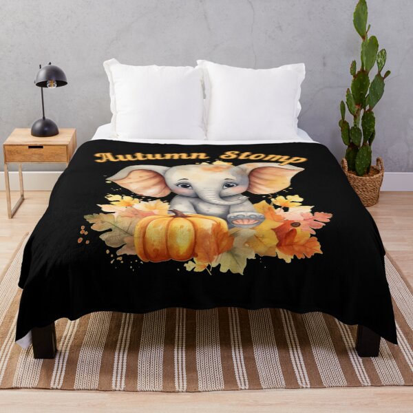 Item preview, Autumn Stomp. elephant lover designed and sold by ElephantVibes.