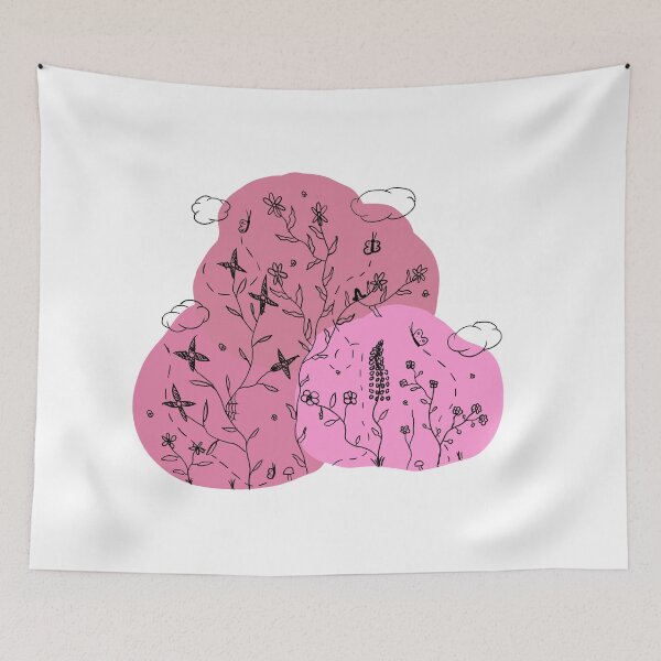 Item preview, Pink Flower Doodle designed and sold by Noobles-Sh0p.
