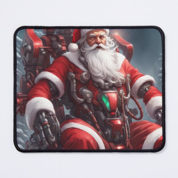 Item preview, cyber santa powering up designed and sold by MidknightBpaw.