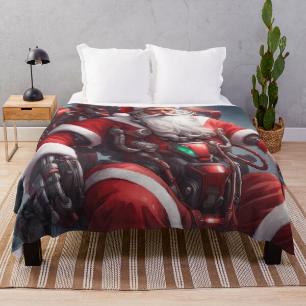 Item preview, cyber santa powering up designed and sold by MidknightBpaw.