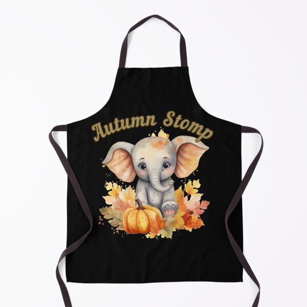 Item preview, Autumn Stomp. elephant head designed and sold by ElephantVibes.