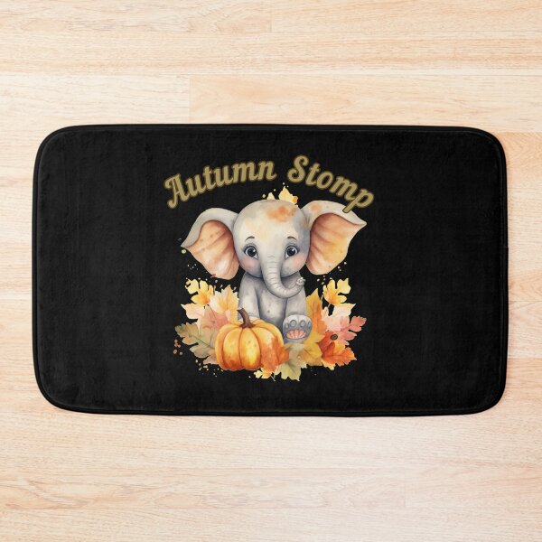 Item preview, Autumn Stomp. elephant head designed and sold by ElephantVibes.
