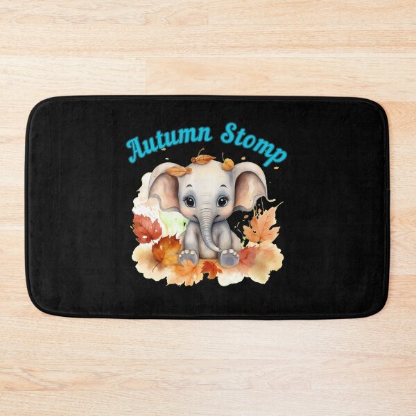 Item preview, Autumn Stomp. adorable elephant designed and sold by ElephantVibes.